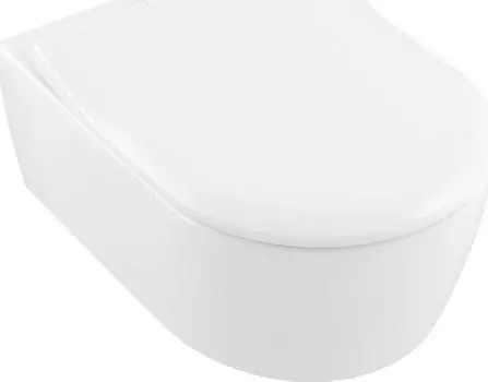 Подвесной унитаз Villeroy & Boch Avento 5656RS01 alpin с сиденьем микролифт