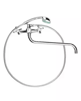 Полимерный смеситель OneLife для ванны и душа, хром, P03-221cr