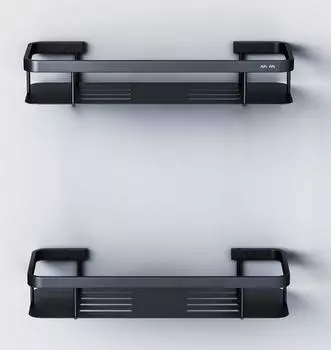 Полка AM.PM Sense L A7453222 двухъярусная, черный