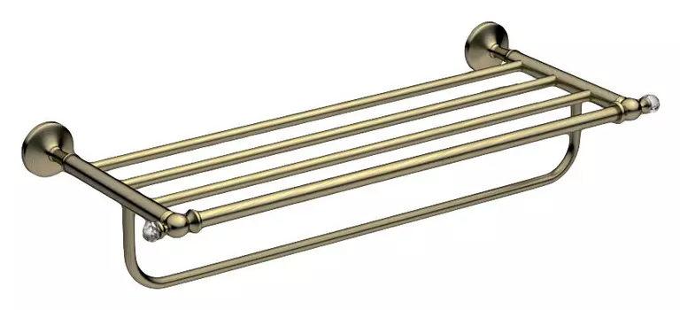 Полка Art&Max Antic Crystal AM-2622SJ-Br, бронза