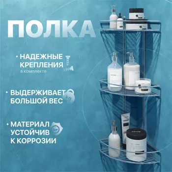 Полка DIWO Смоленск П16163 хром