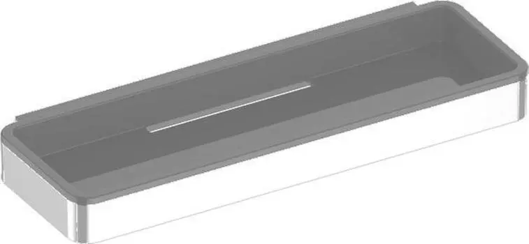 Полка для душа Keuco Plan 14958010051 хром/белый