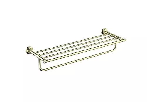 Полка для полотенец Aquatek Классик AQ4515PG золото