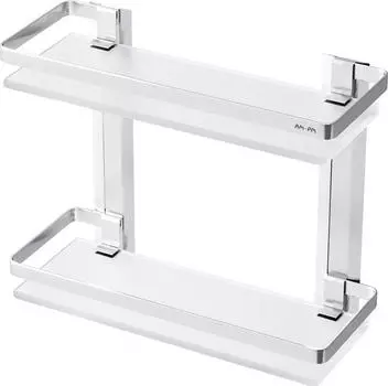 Полка двойная с матовым стеклом AM.PM Sense L A7455200