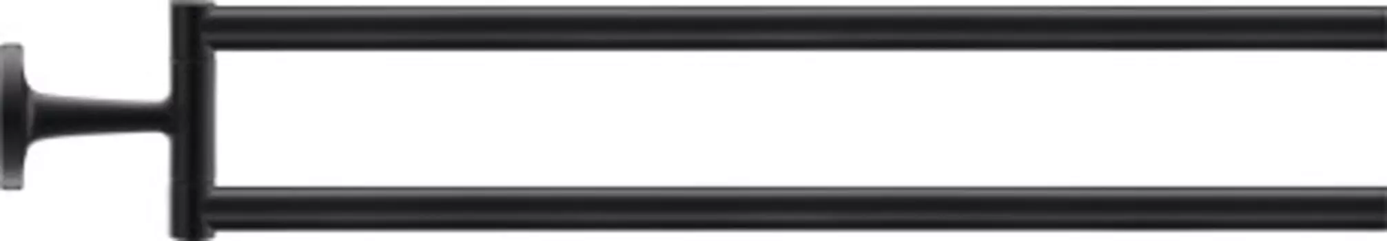 Полотенцедержатель 39 см Duravit Starck T 0099414600, чёрный матовый