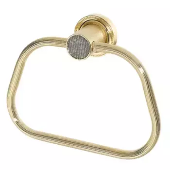 Полотенцедержатель Boheme Royal Cristal 10925-G-B золото;черный