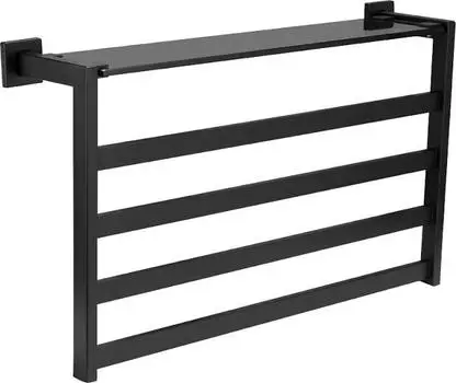 Полотенцесушитель электрический Black&White Moon 58x35 333BN, черный матовый