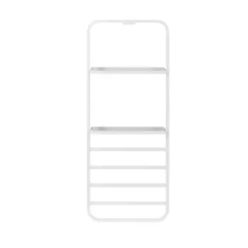 Полотенцесушитель электрический Black&White Moon N-337W с полкой, белый