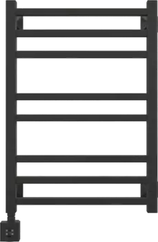 Полотенцесушитель электрический Ewrika Кассандра Кассандра PI 70x50 L, черный матовый