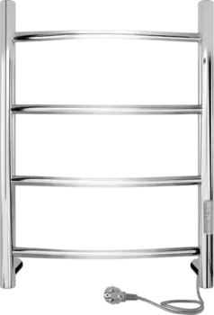Полотенцесушитель электрический Indigo Arc Lux LCALE60-40Rt серебро