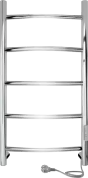 Полотенцесушитель электрический Indigo Arc Lux LCALE70-30Rt серебро