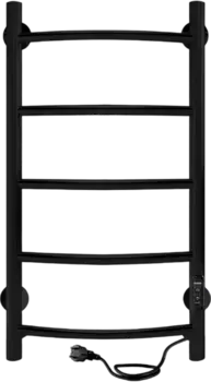 Полотенцесушитель электрический Indigo Arc Lux LCALE80-40BRRt черный