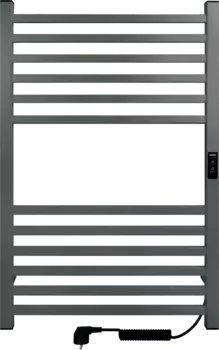 Полотенцесушитель электрический Indigo Attic LСLATCE80-50MGRt серый