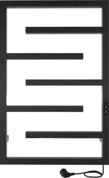 Полотенцесушитель электрический Indigo Delos DGD80-50BRRt черный