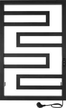 Полотенцесушитель электрический Indigo Flavio DGFS80-50BRRt черный