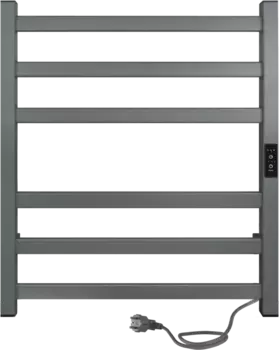 Полотенцесушитель электрический Indigo Oktava Slim 3 LСLOKS3E60-50MGRt серый