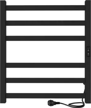 Полотенцесушитель электрический Indigo Oktava Slim 3 LСLOKS3E60-50BRRt черный