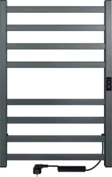 Полотенцесушитель электрический Indigo Oktava Slim 3 LСLOKS3E80-50MGRt серый