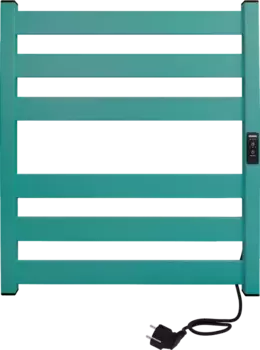 Полотенцесушитель электрический Indigo Oktava Slim 5 LСLOKS5E60-50CLRt бирюзовый