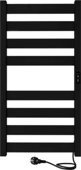 Полотенцесушитель электрический Indigo Oktava Slim 5 LСLOKS5E80-40BRRt черный