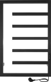 Полотенцесушитель электрический Indigo Sirtaki DGSI80-50BRRt черный