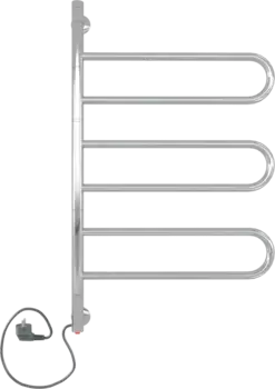 Полотенцесушитель электрический Indigo Veter 3P VTE75-45 серебро