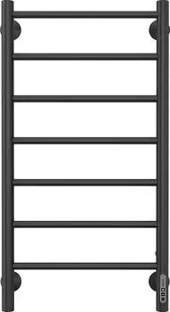 Полотенцесушитель электрический Larusso Джаз КС П7 40x80 9005 4670078536440, черный