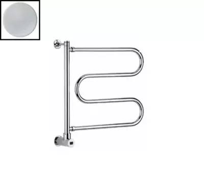 Полотенцесушитель электрический Margaroli Vento 500547SAB серый