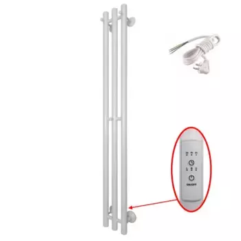 Полотенцесушитель электрический Маргроид Инаро Inaro3v-12012-1049-9016R белый