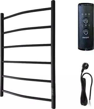 Полотенцесушитель электрический Маргроид Вид 4 80x50 04-8050-1049-9005R правый, черный матовый