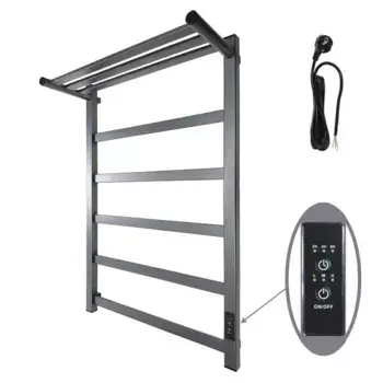 Полотенцесушитель электрический Маргроид Вид 81-10 Профильный 8110p-8050-1083-7024 серый