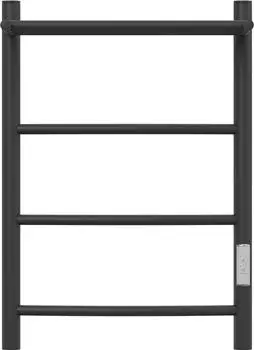 Полотенцесушитель электрический Point Афина PN04846PB П3 400x600 с полкой, черный