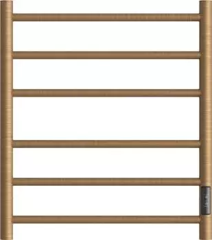 Полотенцесушитель электрический Point Аврора PN10856BR П6 500x600, бронза