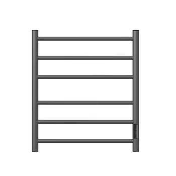 Полотенцесушитель электрический Point Аврора PN10856GR П6 500x600 диммер справа, графит премиум