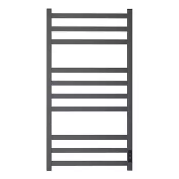 Полотенцесушитель электрический Point Меркурий PN83850GR П10 500x1000, диммер справа, графит премиум