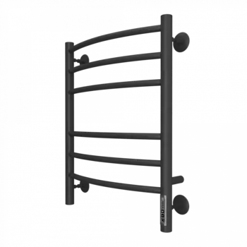 Полотенцесушитель электрический Terminus Классик П6 450x600 4670078527578 правый, черный матовый