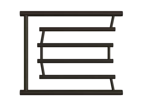 Полотенцесушитель Двин D pobeda 4627148219048 черный