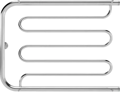 Полотенцесушитель водяной Indigo Liana FLW60-80P серебро