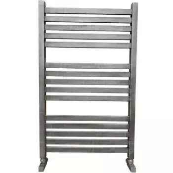 Полотенцесушитель водяной Ника Modern ЛМ 6 100/50 Matt Antique Silver с вентилями серый