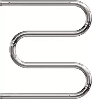 Полотенцесушитель водяной Point PN38555P 500x500 с полкой, хром