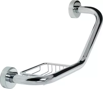 Поручень с мыльницей Fixsen Hotel FX-31018 полированная сталь