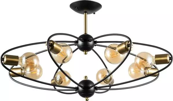 Потолочная люстра Arte Lamp Glasgow A1963PL-8BK