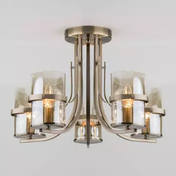 Потолочная люстра Eurosvet 60085/5 античная бронза