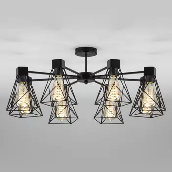 Потолочная люстра Eurosvet 70107/8 черный