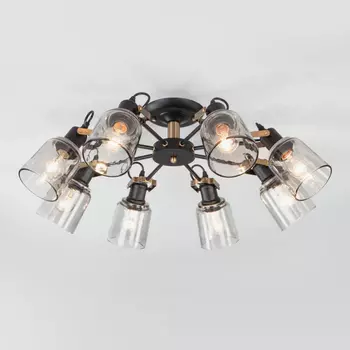 Потолочная люстра Eurosvet Astor 70111/8 черный