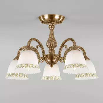 Потолочная люстра Eurosvet Campina 60107/5 античная бронза