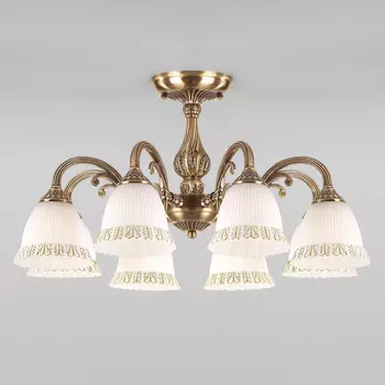 Потолочная люстра Eurosvet Campina 60107/8 античная бронза