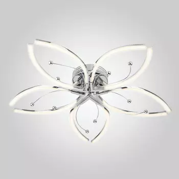 Потолочная светодиодная люстра Eurosvet Fiona 90056/5 хром