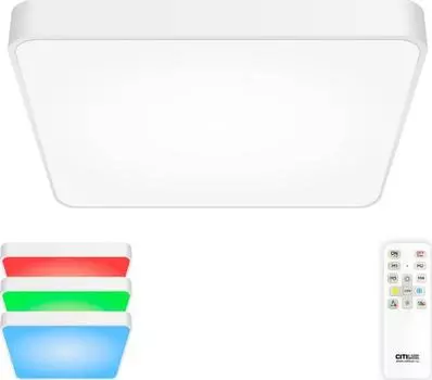 Потолочный светодиодный светильник с пультом ДУ Citilux Купер RGB Белый CL724K95G0