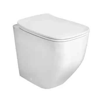 Приставной унитаз Axa White Jam WCFS3312601, безободковый, сиденье с микролифтом, белый